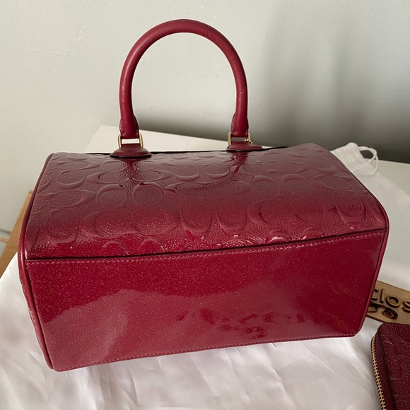 Coach  Debossed mini Bennett Satchel with matching wallet - Picture 7 of 9